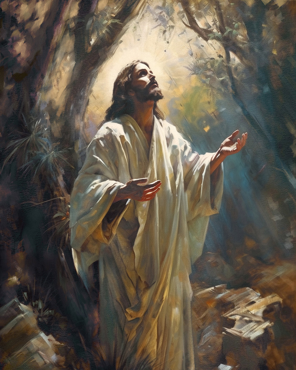 Jesus Prays in the Garden of Gethsemane