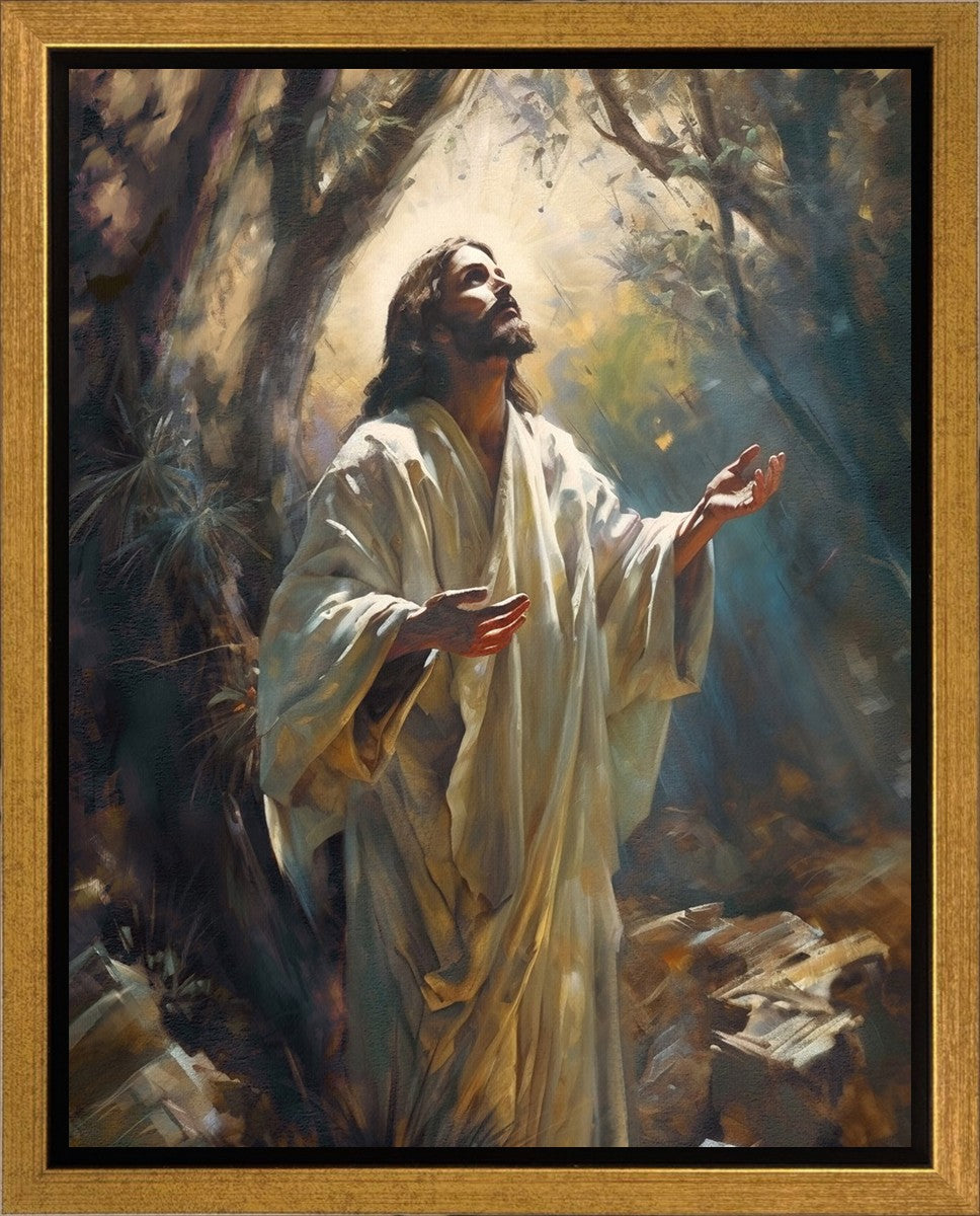 Jesus Prays in the Garden of Gethsemane
