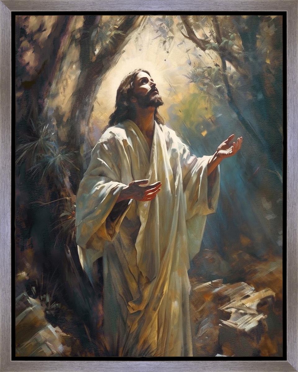 Jesus Prays in the Garden of Gethsemane Gallery Wrap