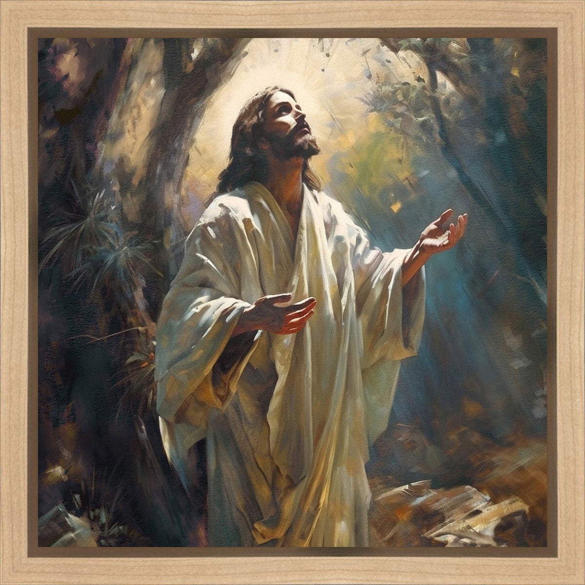 Jesus Prays in the Garden of Gethsemane