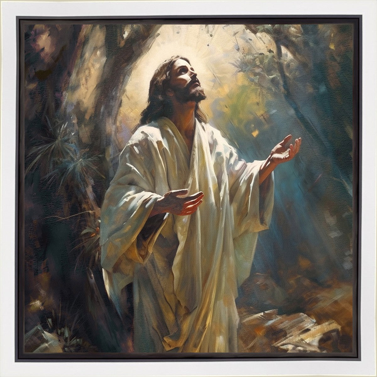 Jesus Prays in the Garden of Gethsemane