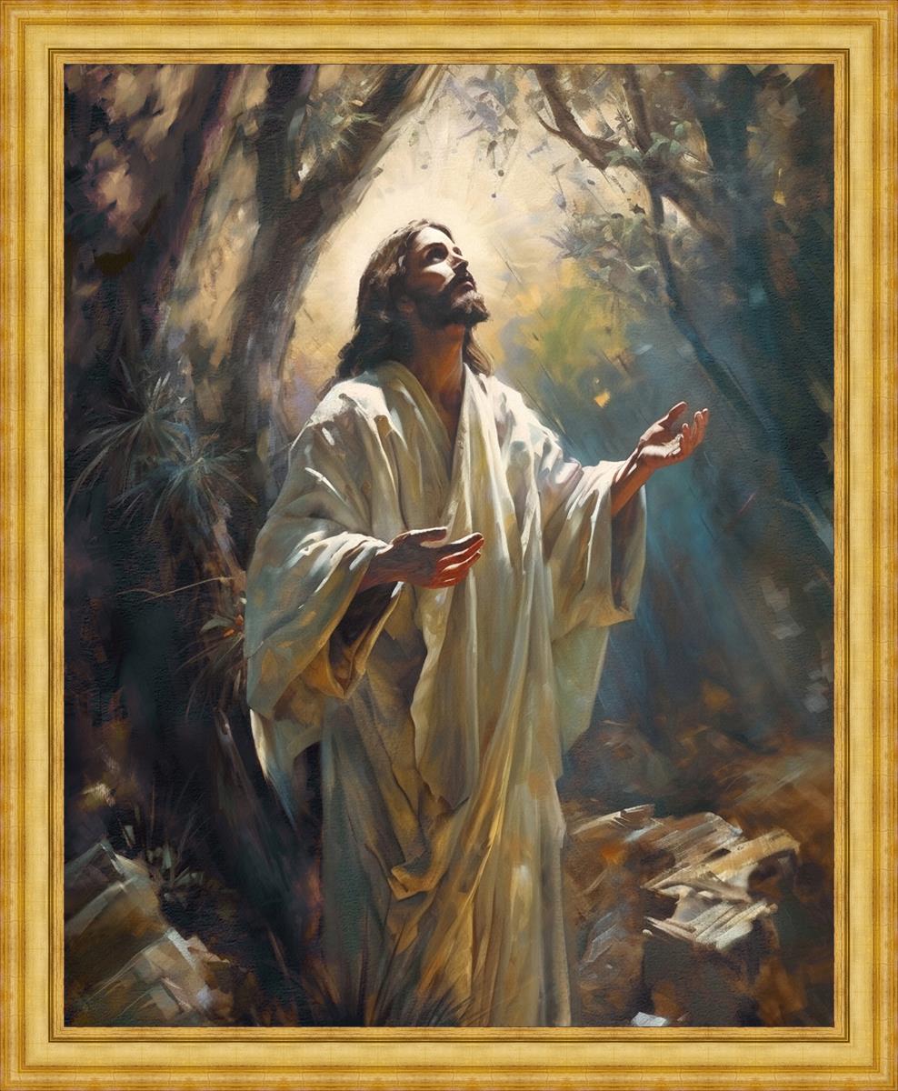 Jesus Prays in the Garden of Gethsemane