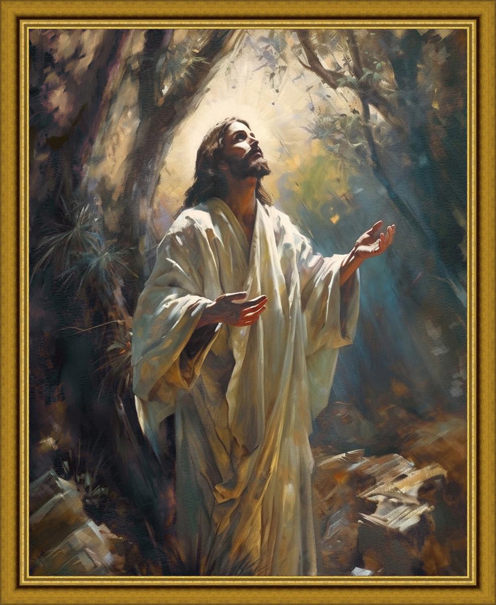 Jesus Prays in the Garden of Gethsemane