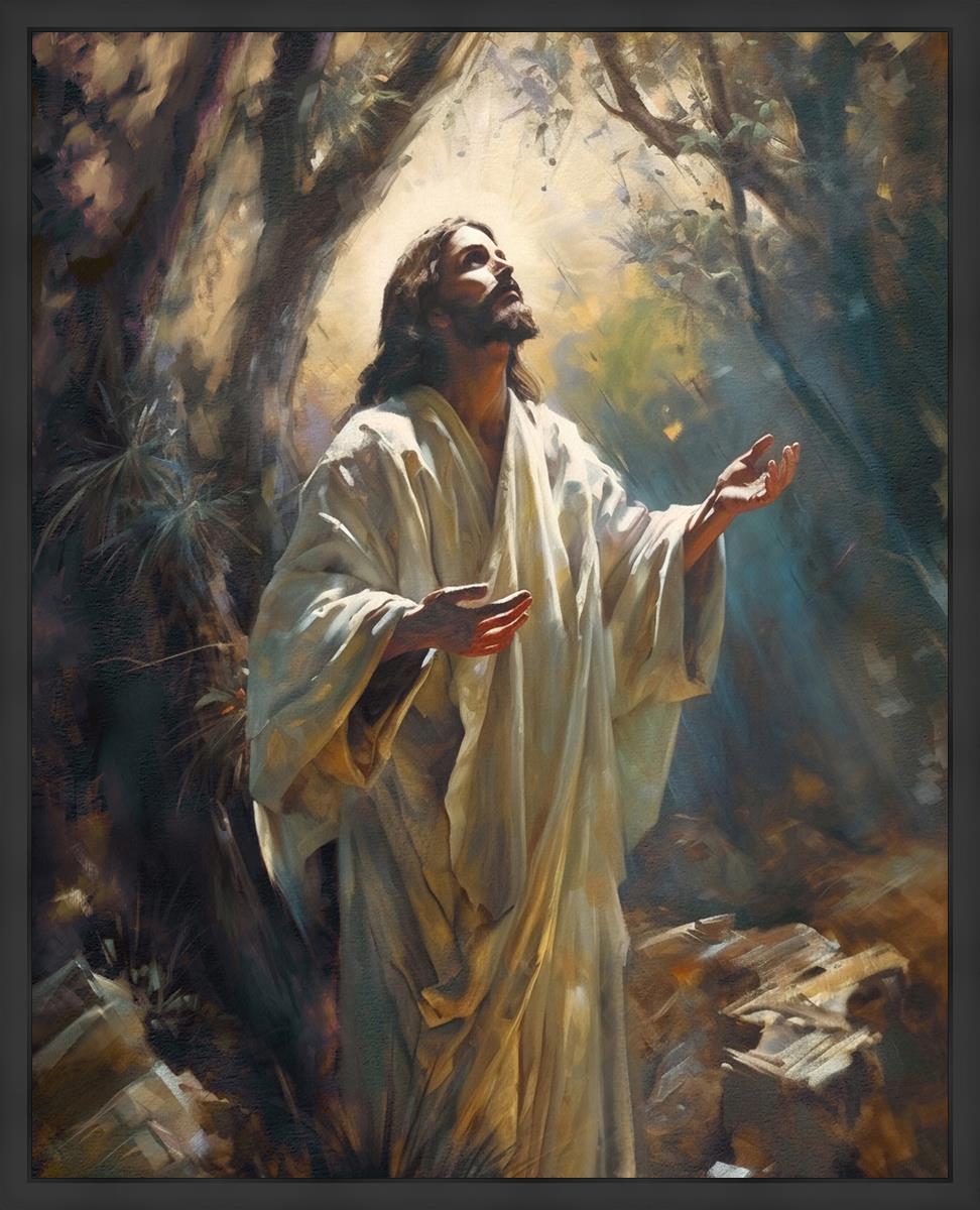 Jesus Prays in the Garden of Gethsemane