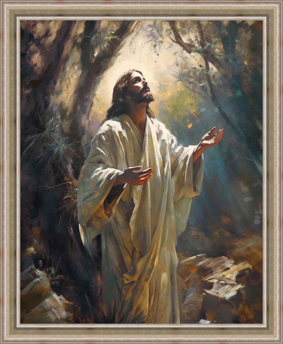 Jesus Prays in the Garden of Gethsemane