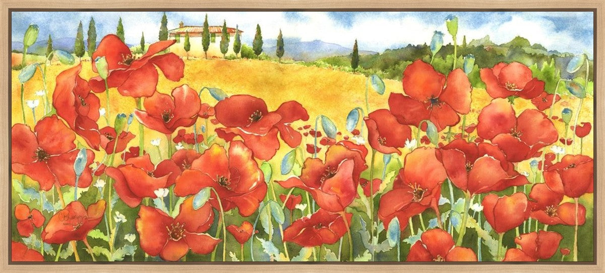 On the Road to Pienza Gallery Wrap