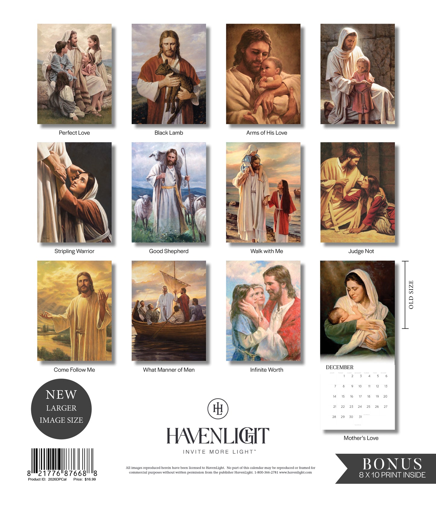 2026 Del Parson Calendar