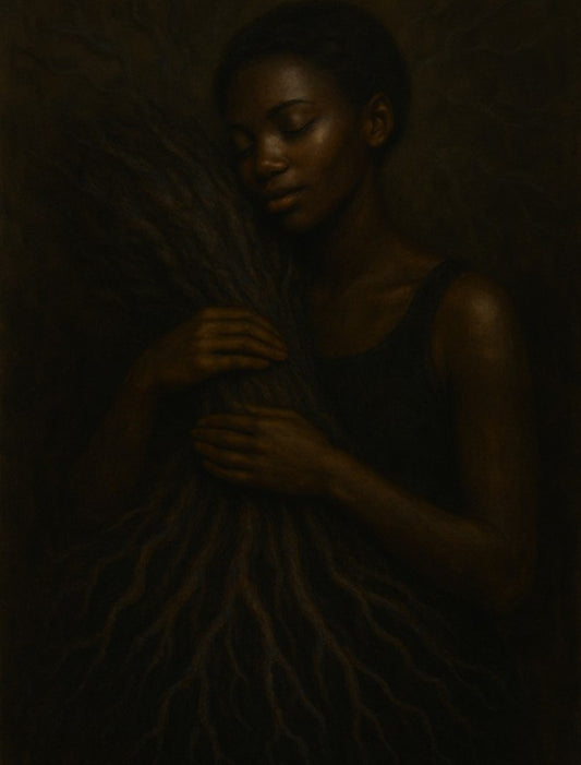 Faith is a Dark Ray to The Soul Original Artwork