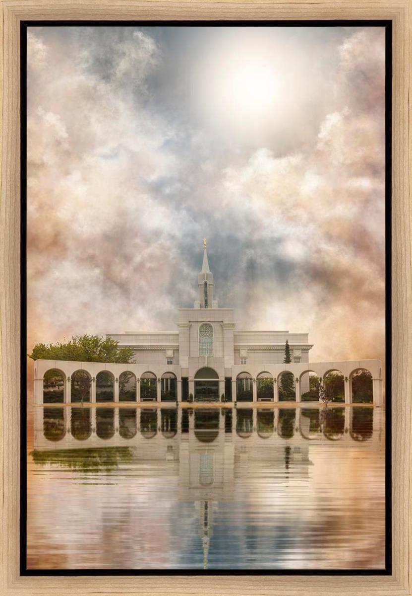 Millennial Reflection Bountiful Utah Temple Gallery Wrap