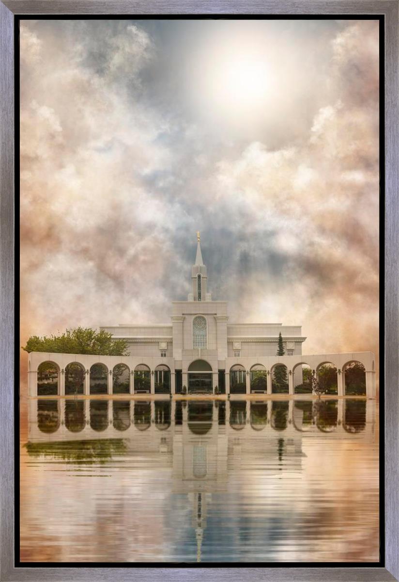 Millennial Reflection Bountiful Utah Temple Gallery Wrap