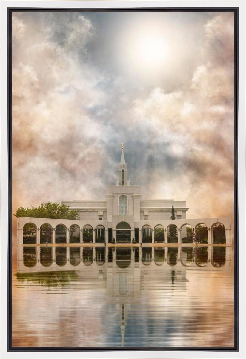 Millennial Reflection Bountiful Utah Temple Gallery Wrap