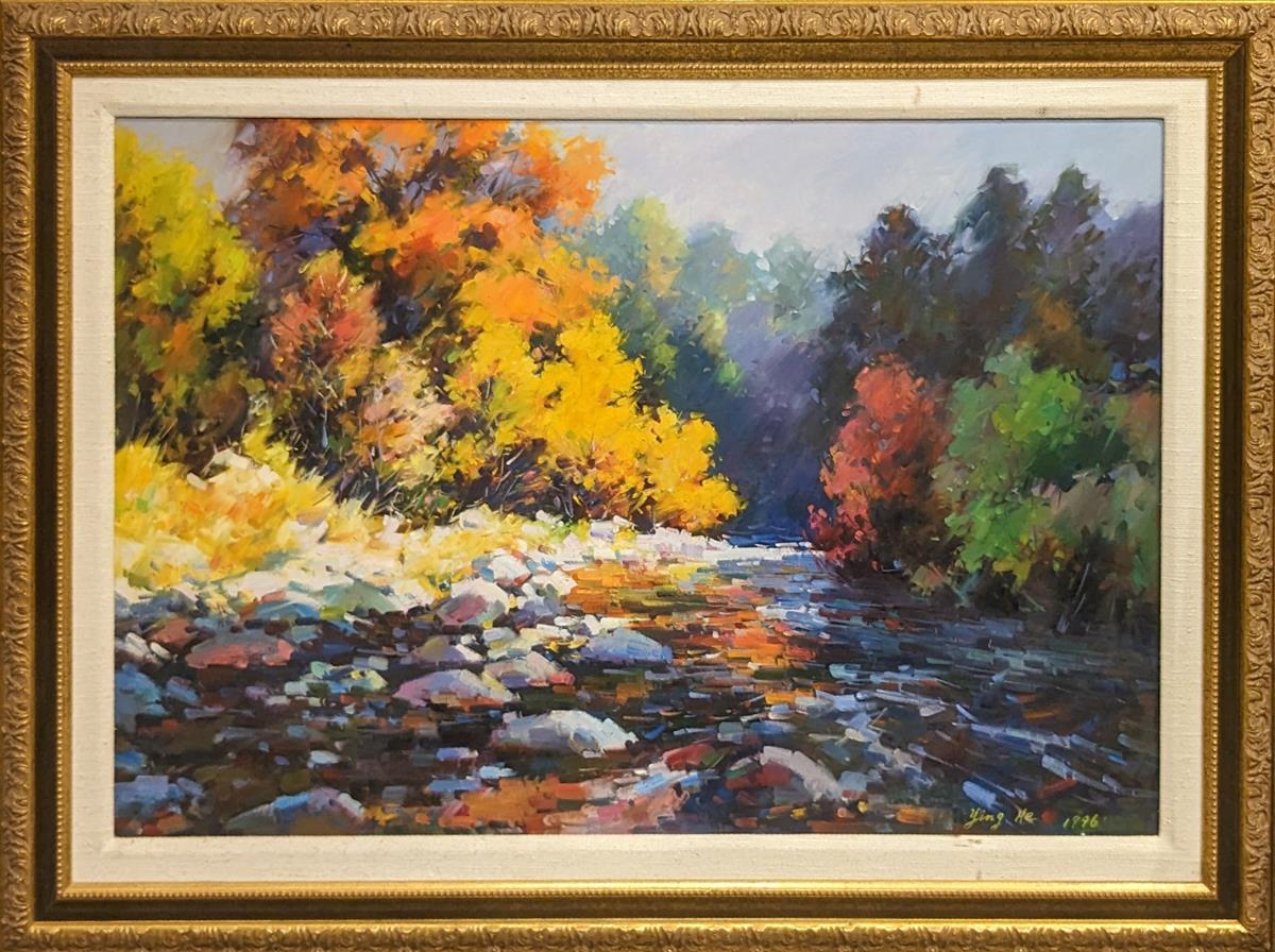 Autumn Canyon Scene Original Artwork