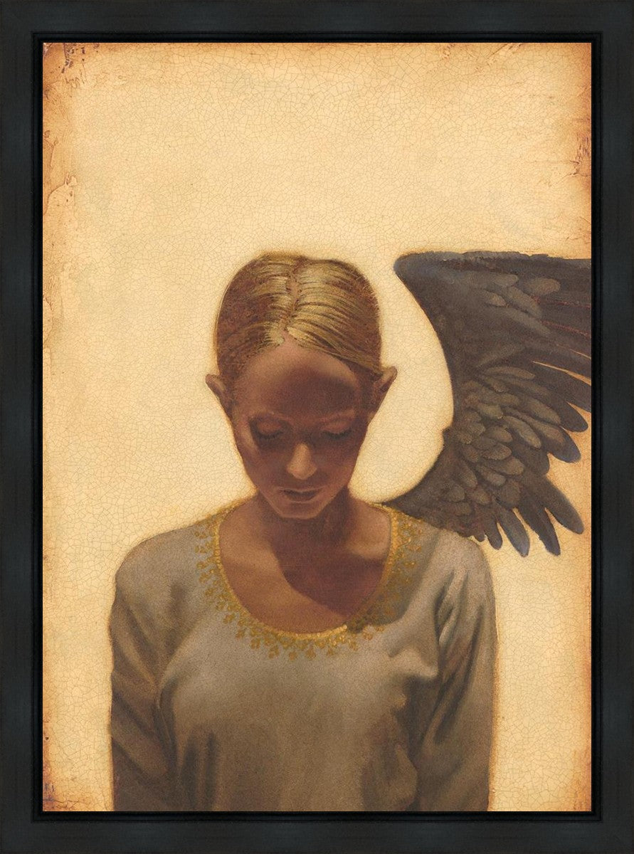 絵画 ANGEL 1 Sleeper Lost In Dreams by James Christensen angel with one wing