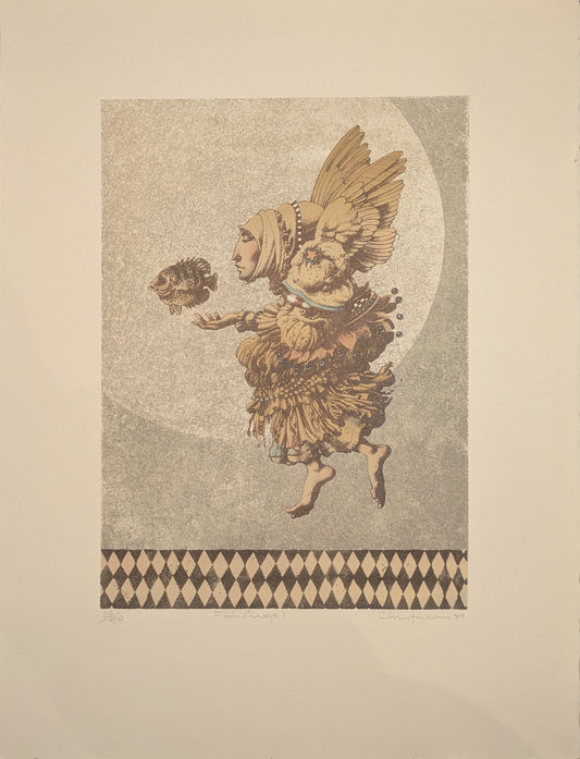 Fish Angel Original Artwork