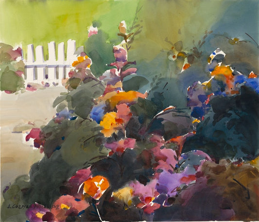 By The Fence Original Artwork