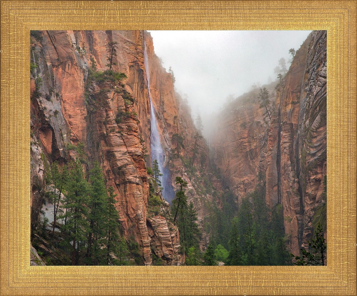 Refrigerator Canyon Waterfall, Zion National Park, Utah