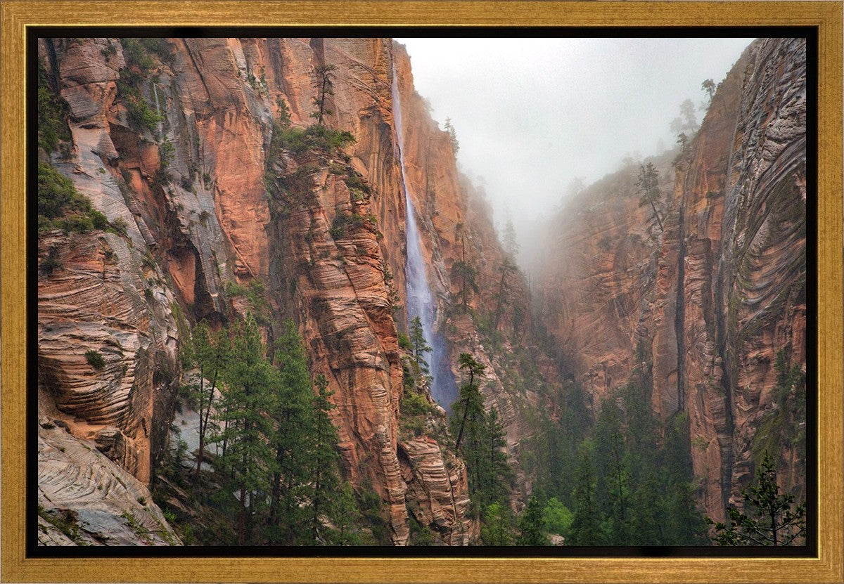 Refrigerator Canyon Waterfall, Zion National Park, Utah