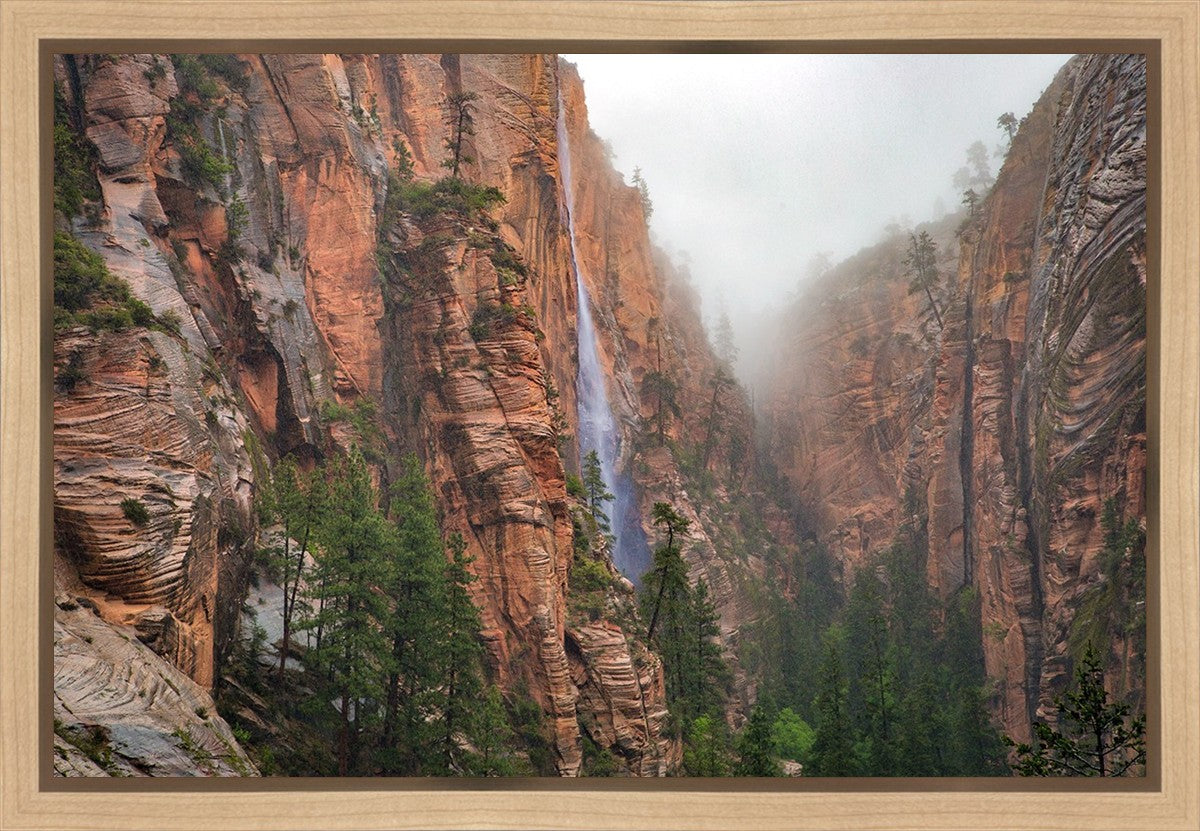 Refrigerator Canyon Waterfall, Zion National Park, Utah