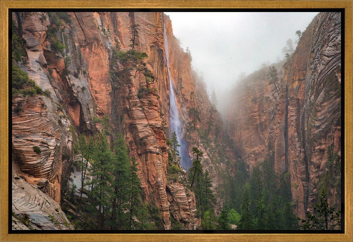 Refrigerator Canyon Waterfall, Zion National Park, Utah