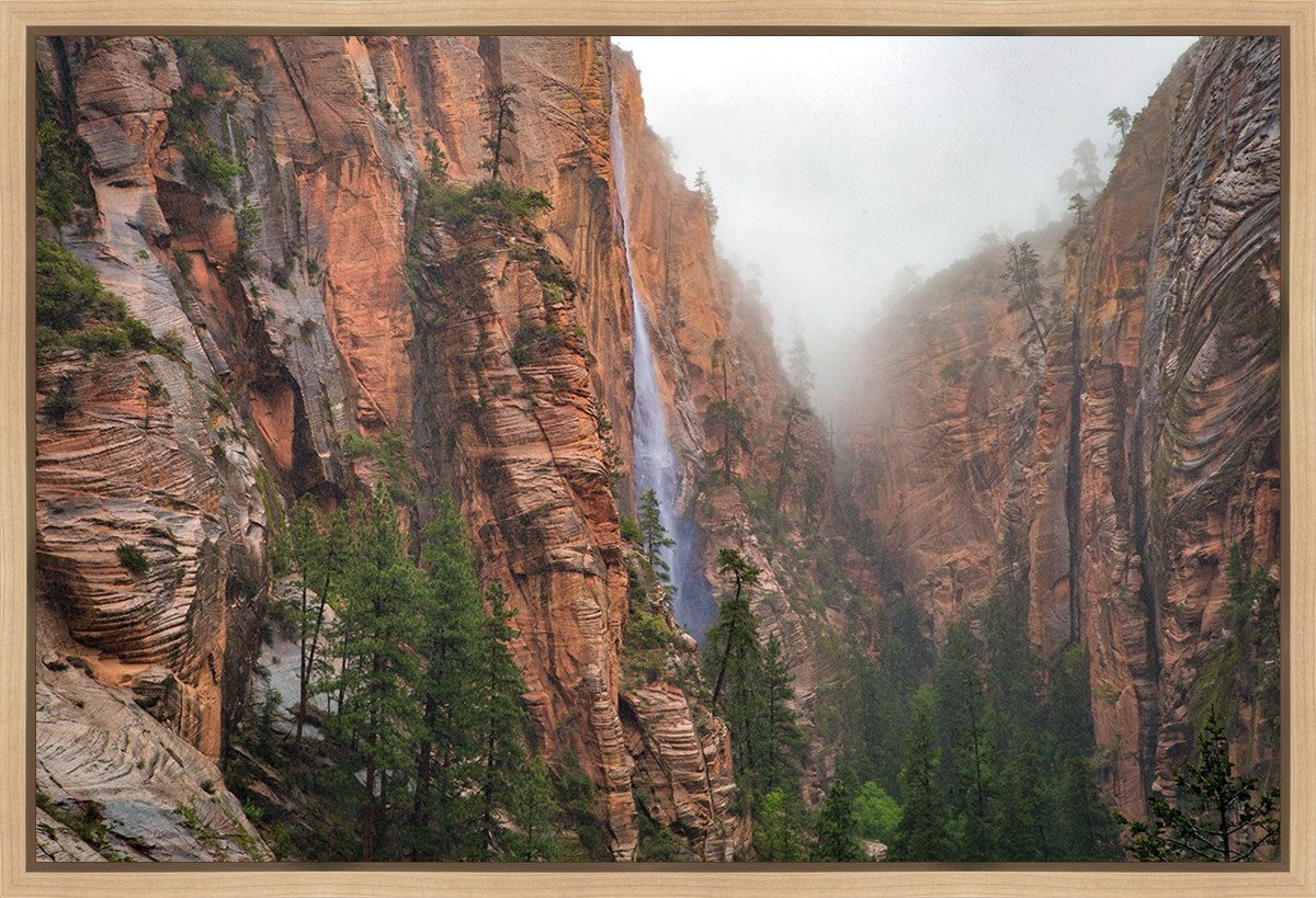Refrigerator Canyon Waterfall, Zion National Park, Utah