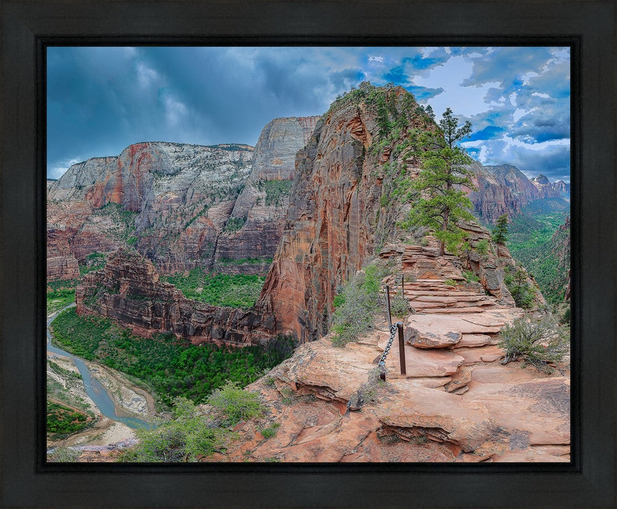 Zion National Park, Utah. Angels Landing Panorama