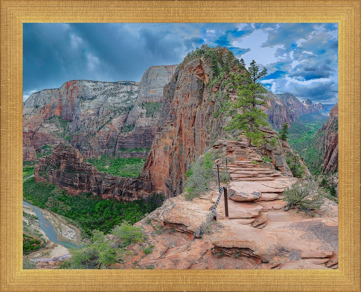 Zion National Park, Utah. Angels Landing Panorama
