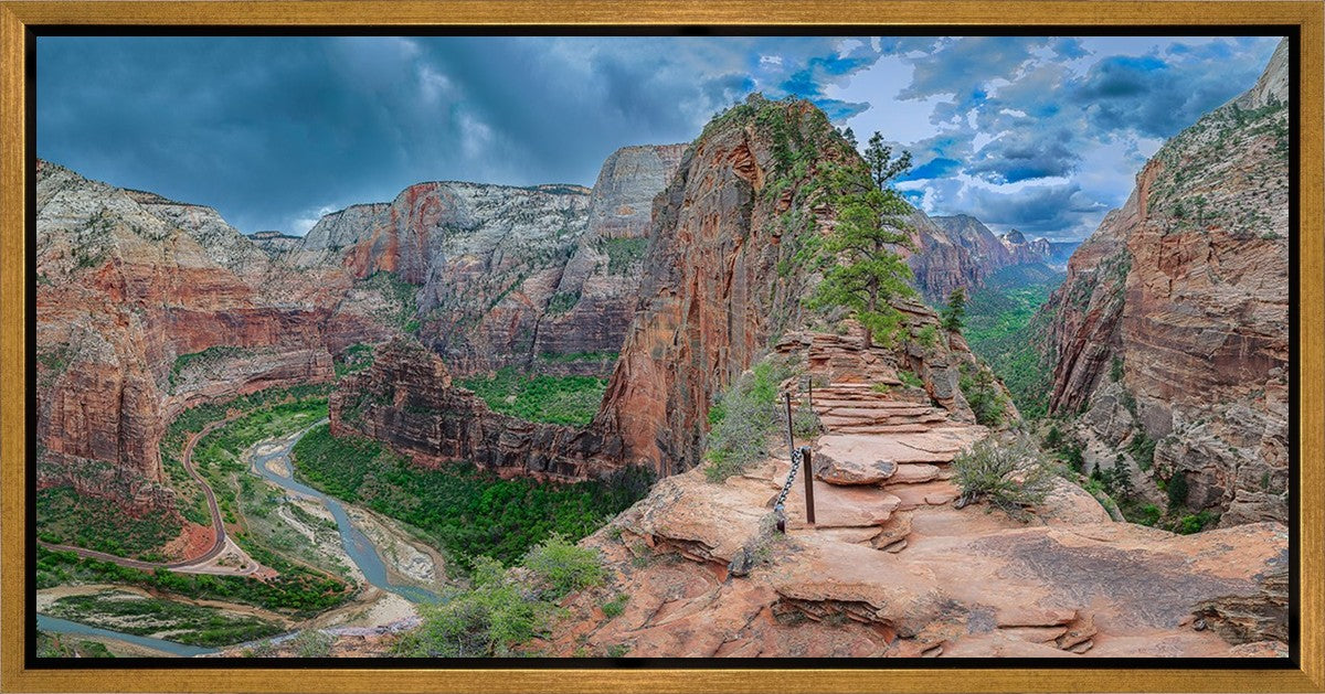 Zion National Park, Utah. Angels Landing Panorama