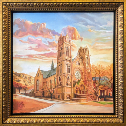 Saints and Sacraments: The Cathedral of the Madeline Original Artwork