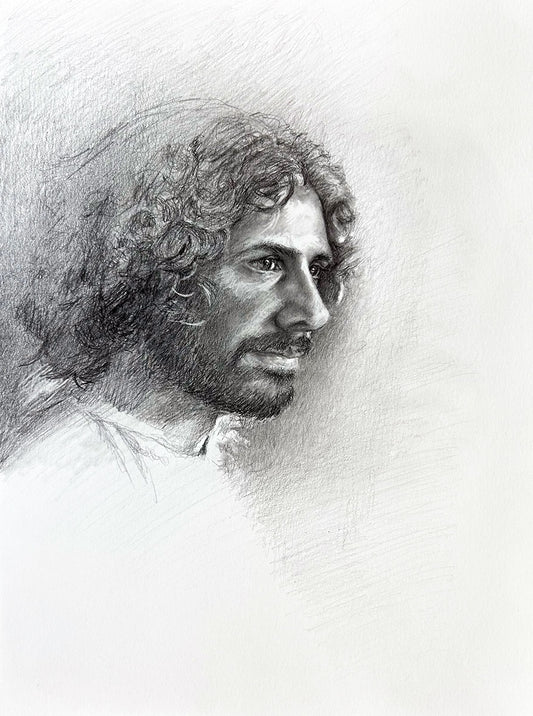 Andrew Sketch Study Original Artwork