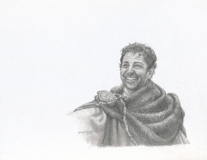 Atticus Sketch Study Original Artwork