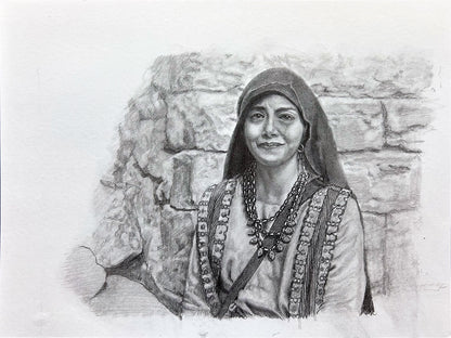 Ramah - Discipleship is Hard Sketch Study Original Artwork