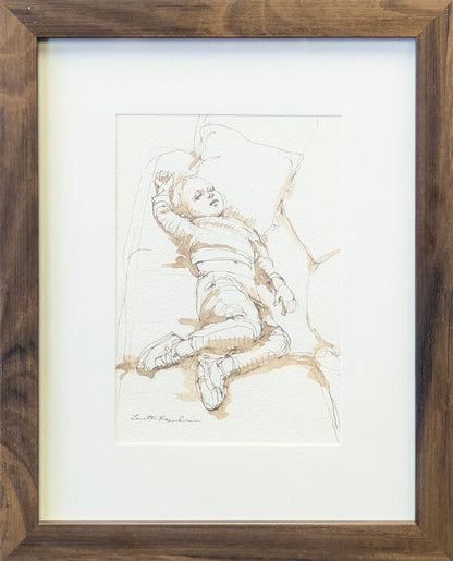 Nap on The Couch Original Artwork