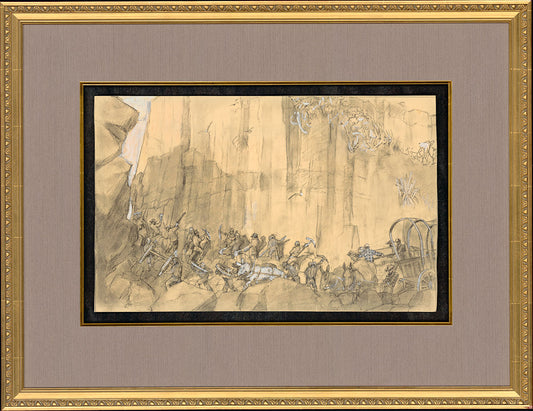 Pacific at Last -The Mormon Battalion Original Artwork