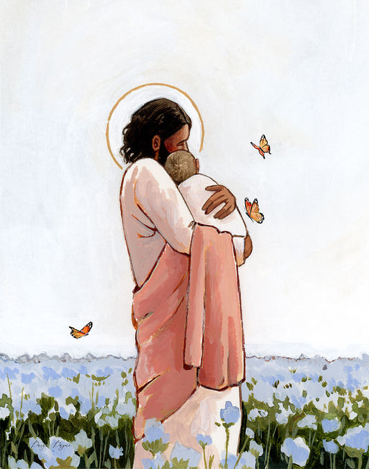 Among the Forget Me Nots