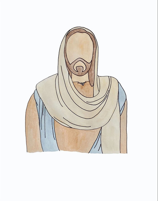 Jesus Watercolor Gallery Wrap