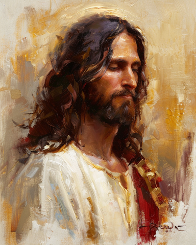 Sacred Portrait in Gold