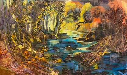 Evening Fire Original Artwork