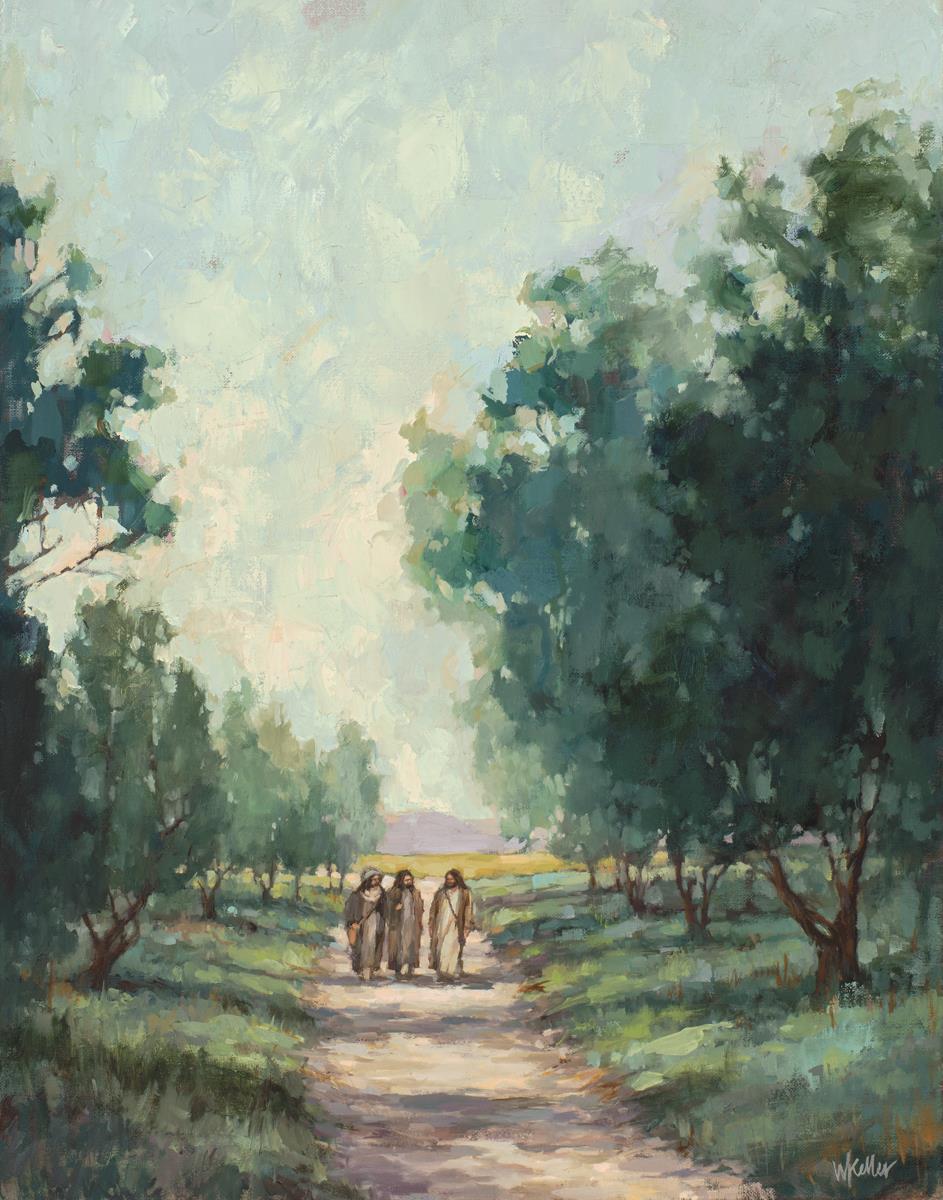 Road to Emmaus by Wendy Keller | Art Print (16x20)