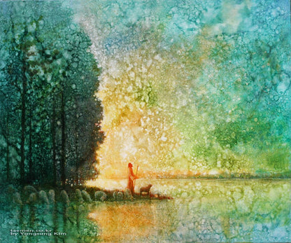 Beside Quiet Waters Original Artwork