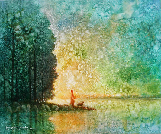 Beside Quiet Waters Original Artwork