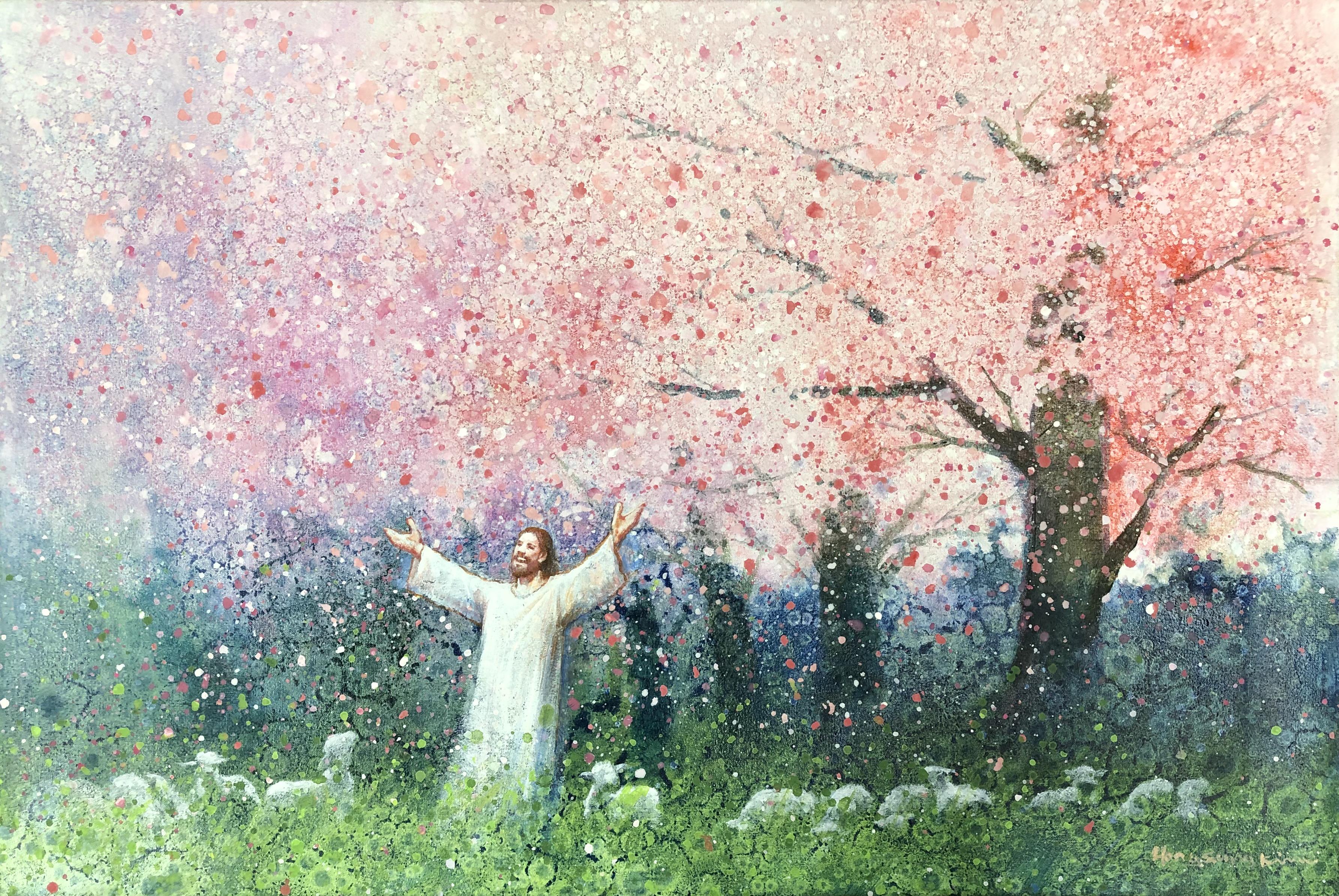 Seeds of Kindness Original Painting by Yongsung Kim of Christ and His ...
