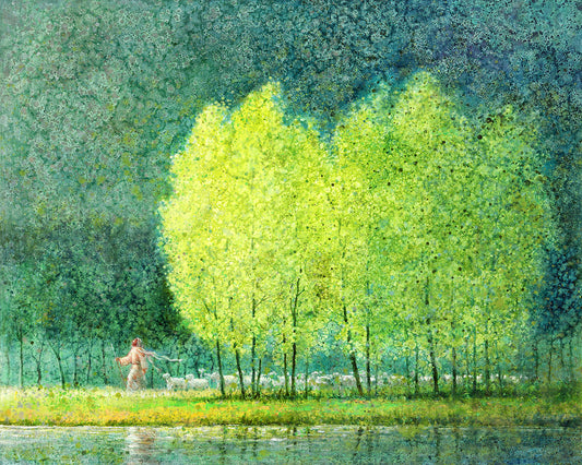 Follow In His Footsteps Original Artwork