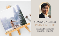 Join Us for a Festive Family Paint Night with Yongsung Kim December 16th 6:30 PM