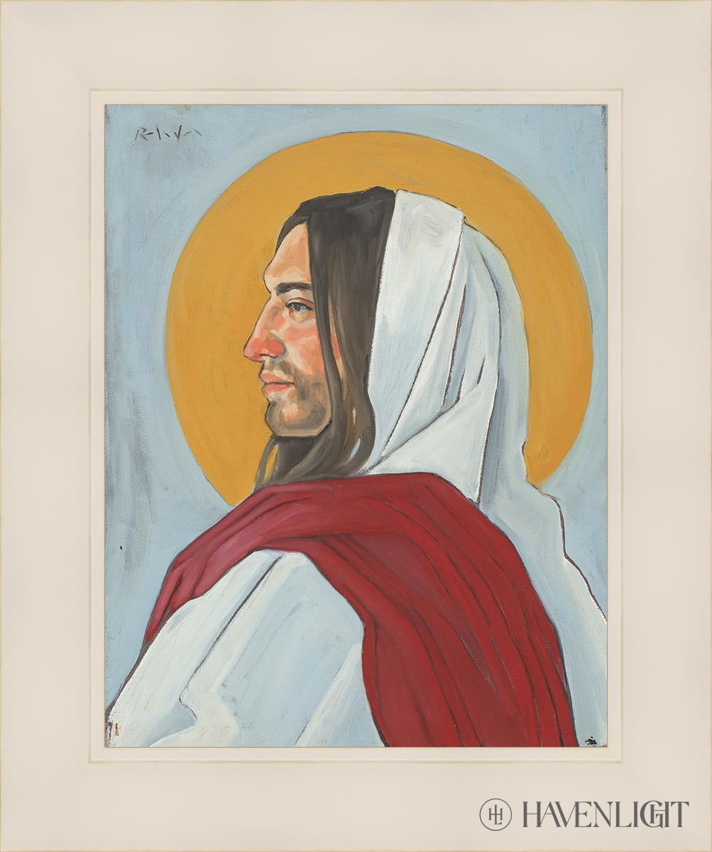 A Symbol Of Christ Open Edition Print / 11 X 14 White 15 1/4 18 Art