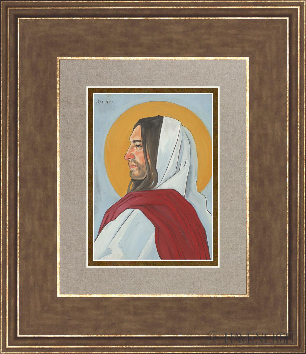 A Symbol Of Christ Open Edition Print / 5 X 7 Gold 12 3/4 14 Art