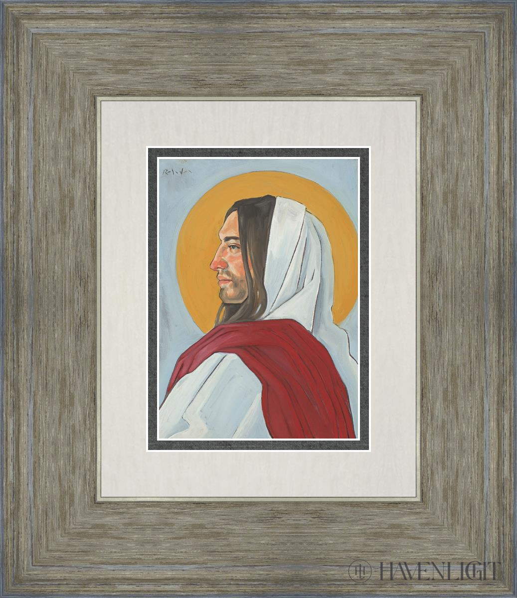 A Symbol Of Christ Open Edition Print / 5 X 7 Gray 12 3/4 14 Art