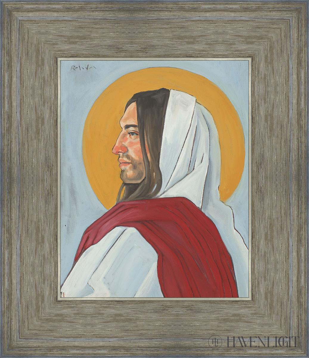 A Symbol Of Christ Open Edition Print / 8 X 10 Gray 12 3/4 14 Art