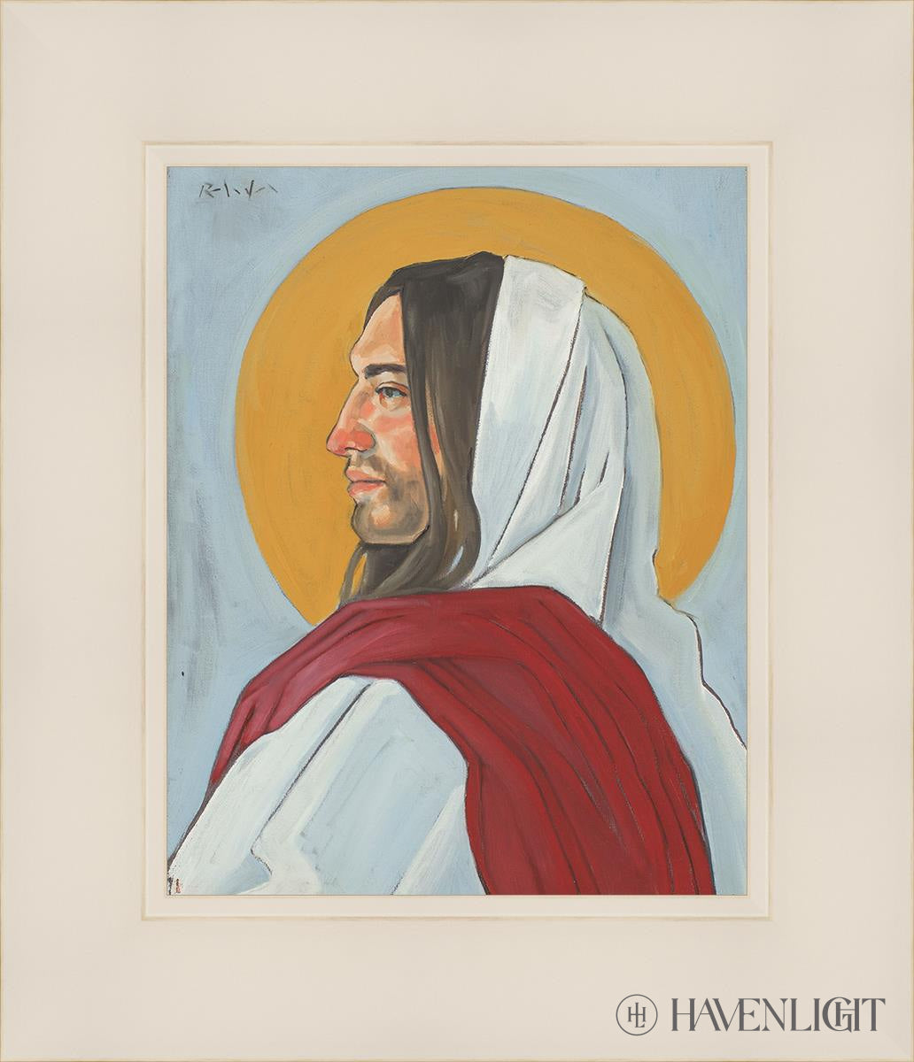 A Symbol Of Christ Open Edition Print / 8 X 10 White 12 1/4 14 Art