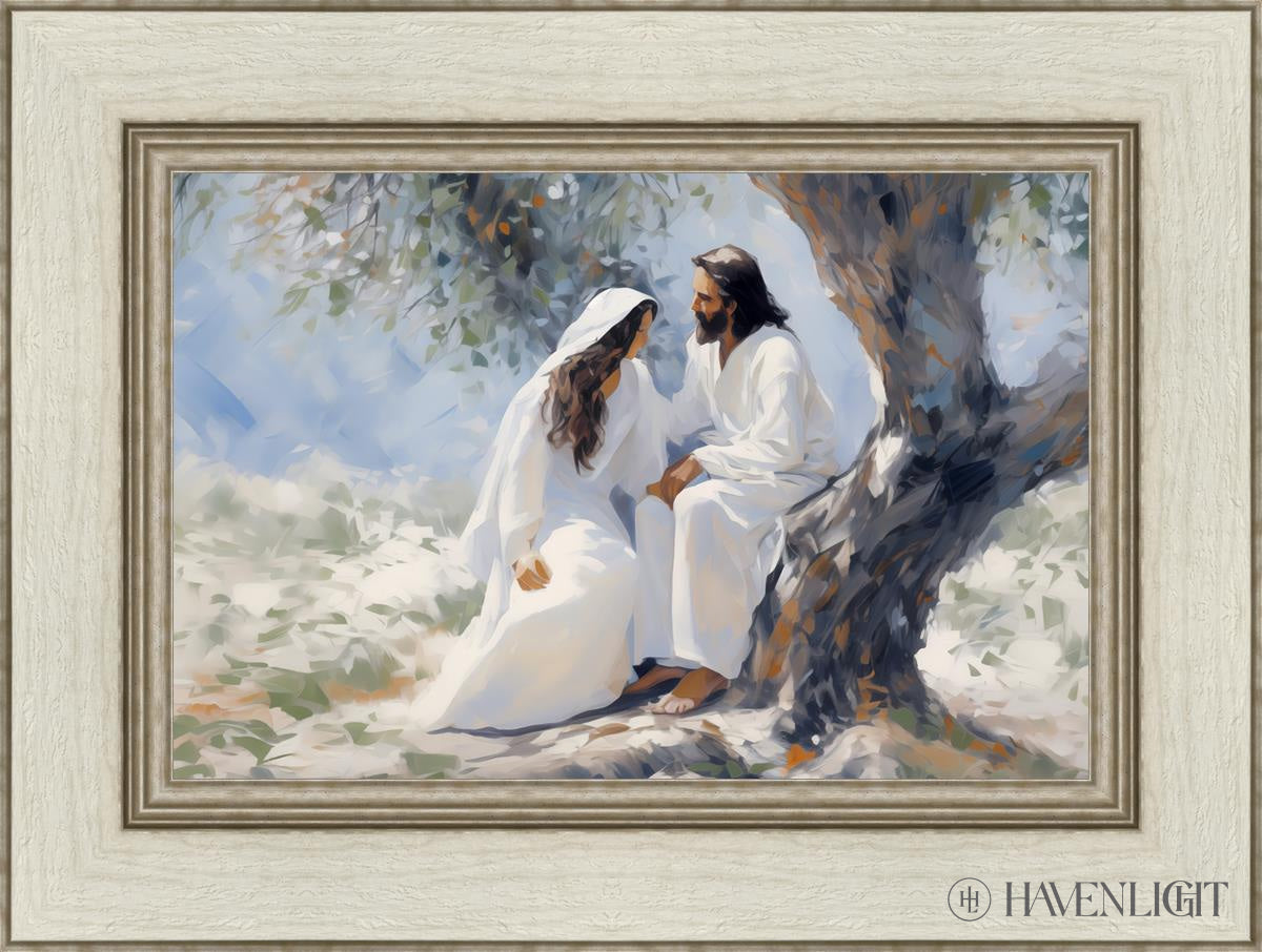 Abide With Me Open Edition Canvas / 18 X 12 Ivory 24 1/2 Art