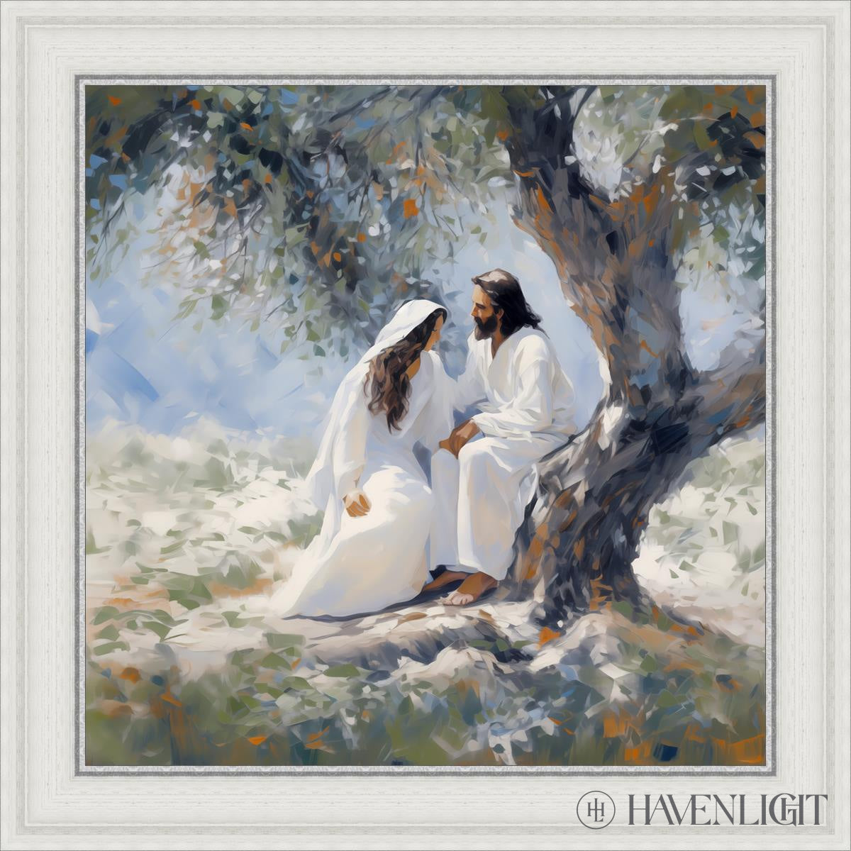 Abide With Me Open Edition Canvas / 24 X White 29 3/4 Art